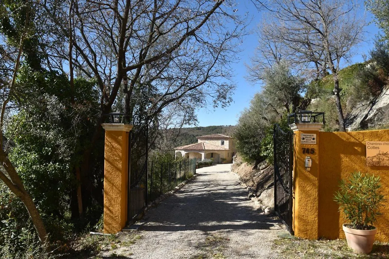 Bed & Breakfast Chambre D'Hotes Cottes Callian  France